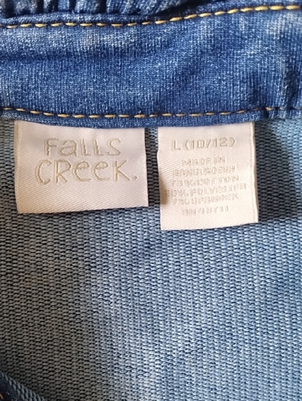 Falls Creek Ruffle Denim Jacket - Picture 6 of 6